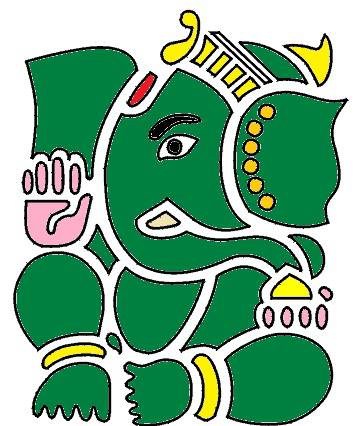 Artsy Image of Lord Ganesha