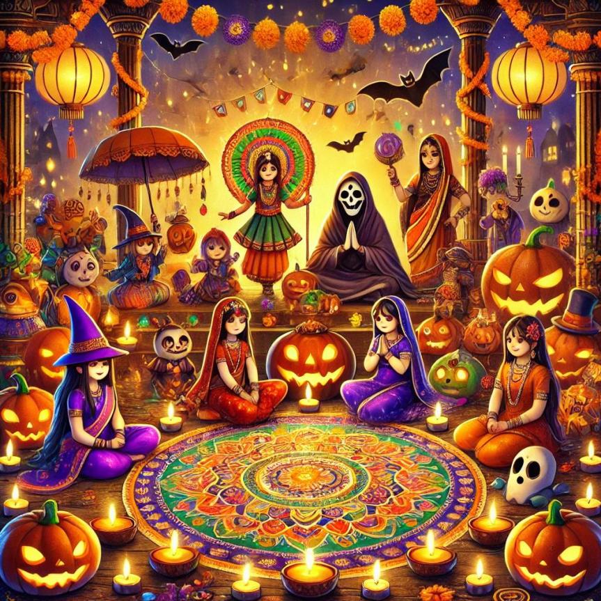 Diwaleen (Diwali + Halloween)